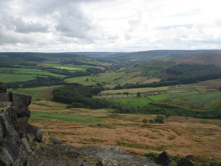 Bilsdale from the Wain Stones 