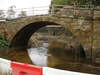 Damaged bridge at Hawnby