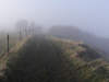 Cliff top path at Robin Hood's Bay 