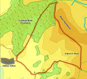 Link to map for walk on Black Hambleton
