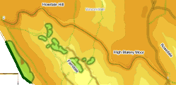 Map for walk around the Farndale Railway
