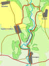 Map for walk around Gormire Lake and the White Horse of Kilburn